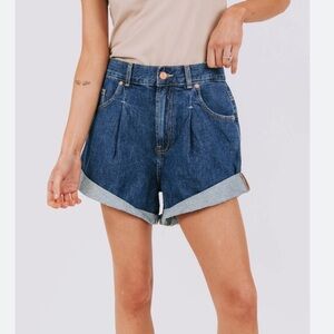 Free People We The Free Danni Denim Shorts